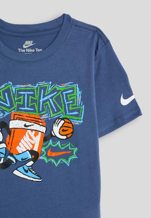 Nike - Nkb Chalky Boxy Bball Tee - Mystic Navy
