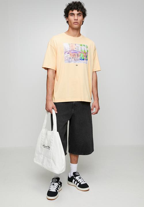 adidas Originals - PAIN PARIS Tee  - crystal sand