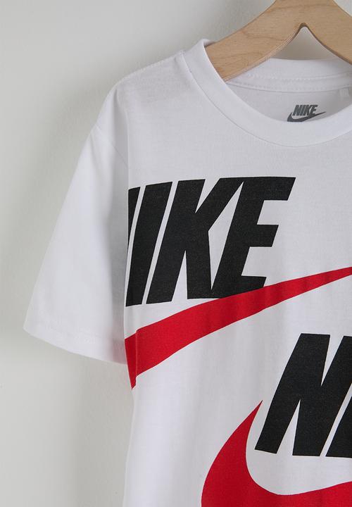Nike - Nkb B Nsw Hbr Cargo Short Set - University Red & White