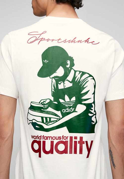 adidas Originals - QUALITY Tee  - cloud white