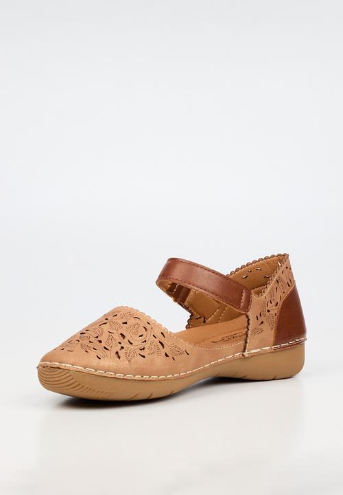 Butterfly Classics - Cindi 7 mary-jane - tan
