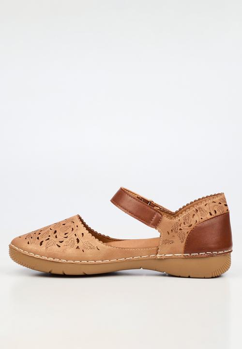 Butterfly Classics - Cindi 7 mary-jane - tan