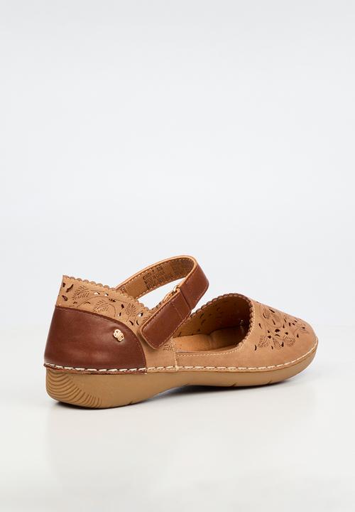 Butterfly Classics - Cindi 7 mary-jane - tan