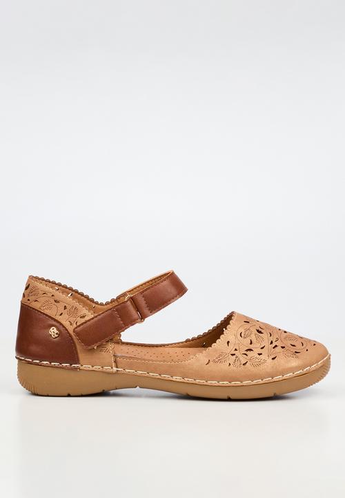 Butterfly Classics - Cindi 7 mary-jane - tan