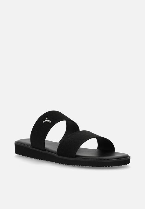 PUMA - Gracecat Dbl Strap Feather ZADP -  Black/ Black/ Silver