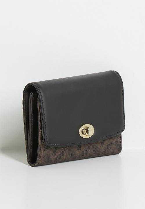 POLO - Medina Medium Trifold Purse - Espresso