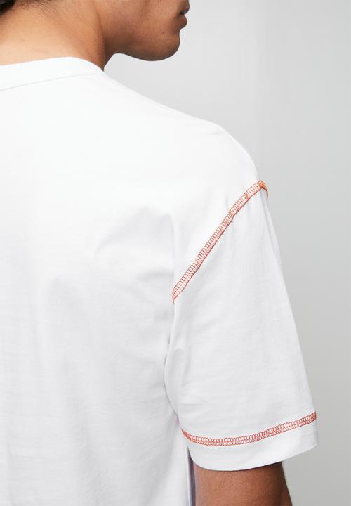 POLO - MENS PJC GRADIENT FLOSSING LOGO TEE - White