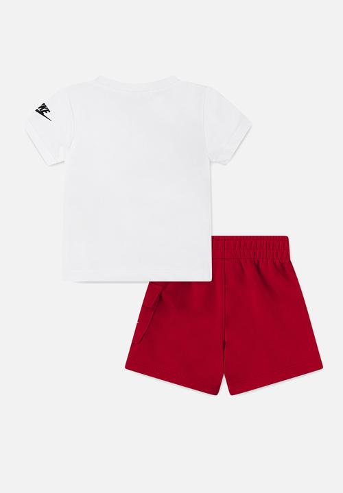 Nike - Nkb B Nsw Hbr Cargo Short Set - University Red