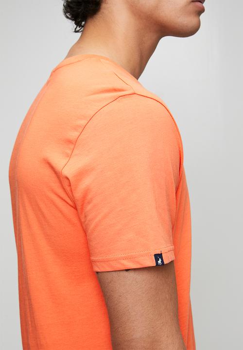 POLO - MENS ESSENTIAL CREW NECK SS TEE - Orange