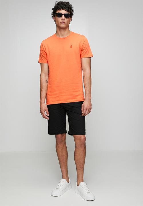 POLO - MENS ESSENTIAL CREW NECK SS TEE - Orange