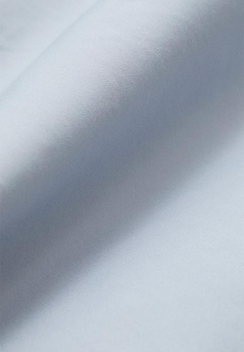 H&M - Double/king cotton percale duvet cover set - light dusty blue