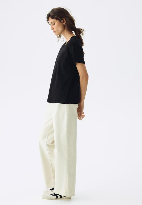 H&M - Mama cotton nursing T-shirt - black