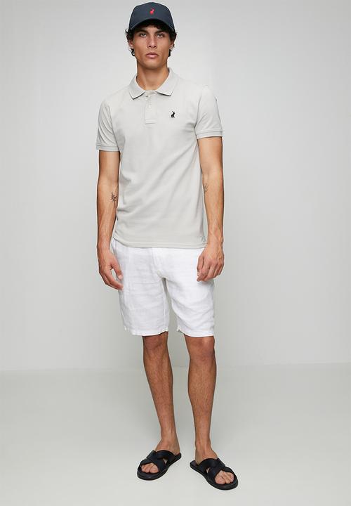 POLO - MENS ESSENTIAL PIQUE SS GOLFER - Grey