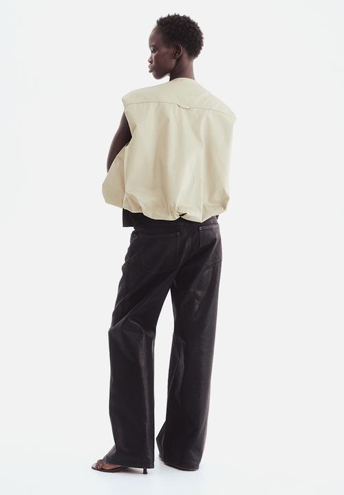H&M - Bubble-hem gilet - mole