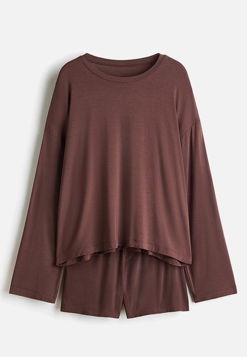 H&M - Modal pyjamas - dark brown