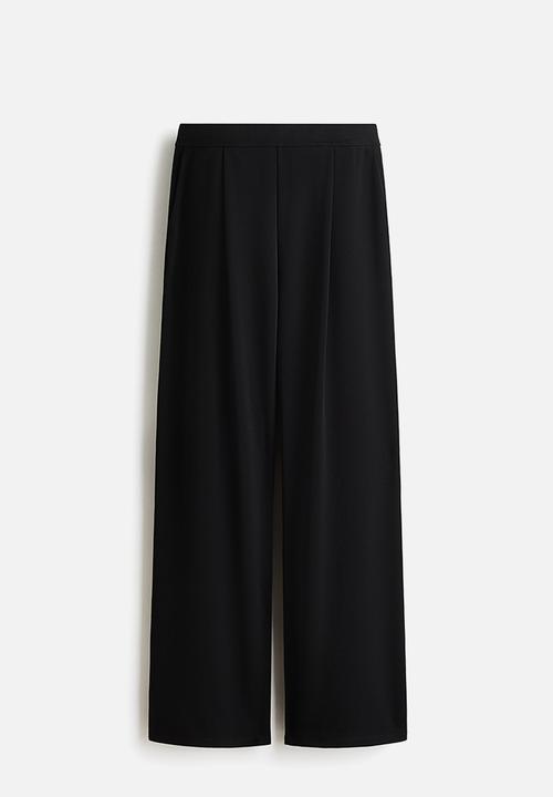 H&M - Wide trousers - black