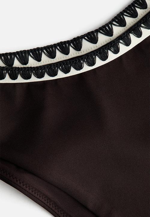 H&M - Cheeky bikini bottoms - dark brown