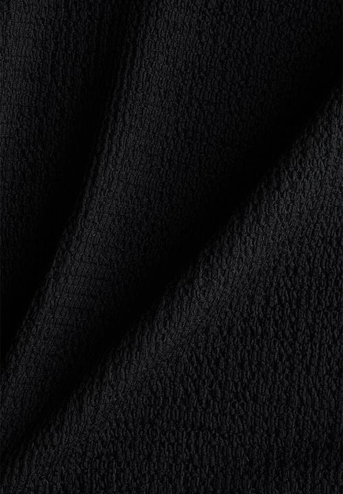 H&M - Textured jersey top - black