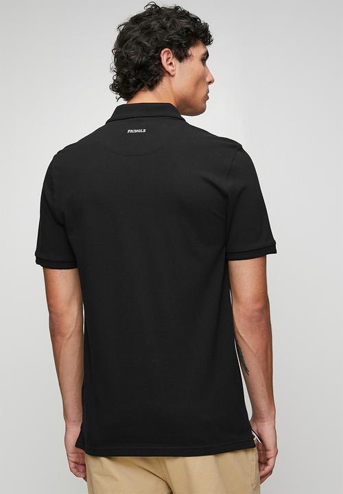 Pringle of Scotland - Pringle Austyn Pique Golfer - Black