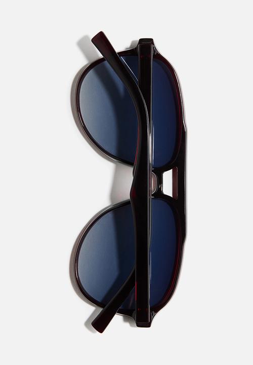 H&M - Aviator-style sunglasses - dark brown/blue