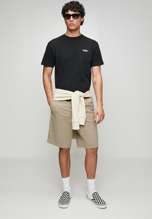 Vans - New Left Chest SS Tee - BLACK-WHITE