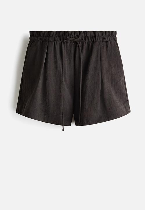 H&M - Drawstring shorts - dark brown