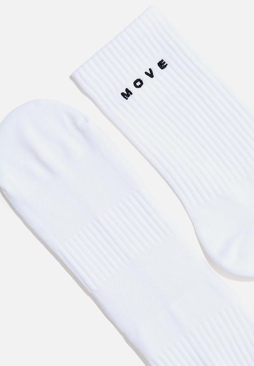 H&M - 3-pack sports socks with drymove? - white