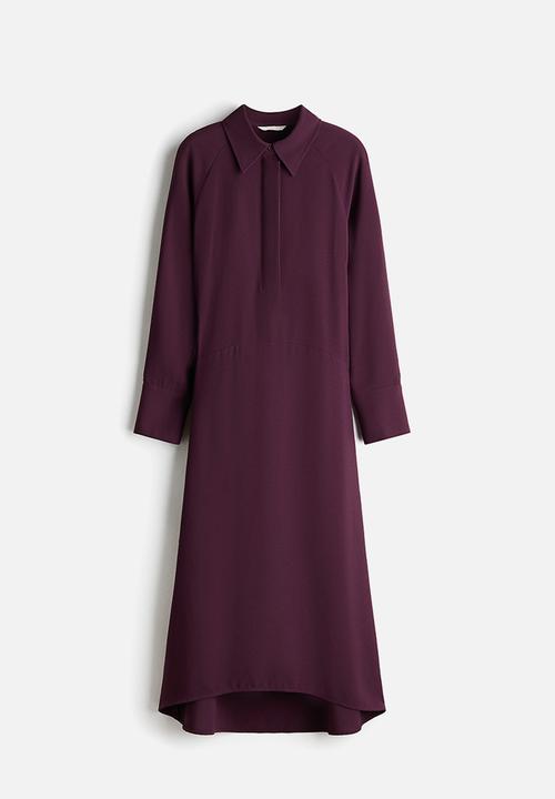 H&M - Shirt dress - burgundy