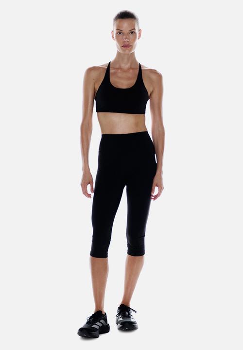 H&M - Capri leggings with sculptmove - black
