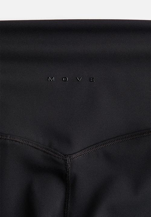 H&M - Capri leggings with sculptmove - black
