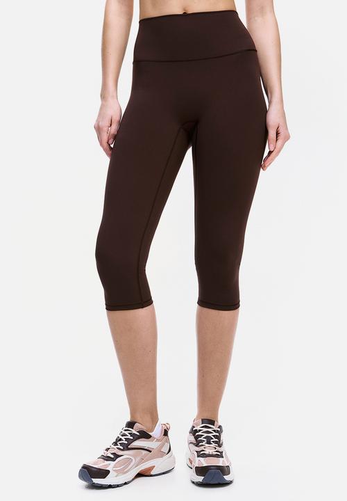H&M - Capri leggings with sculptmove - warm brown