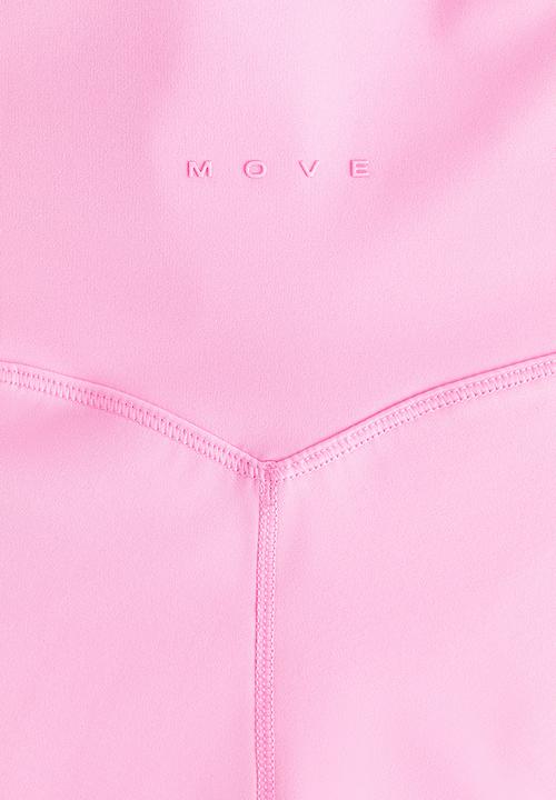H&M - Sculptmove™ high-waisted leggings - candy pink