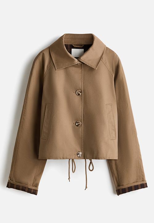 H&M - Twill jacket - dark beige