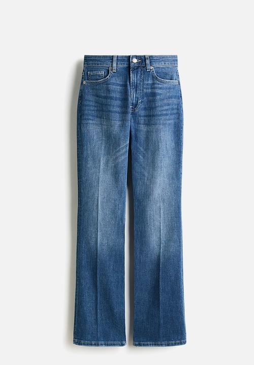 H&M - Bootcut high jeans - denim blue
