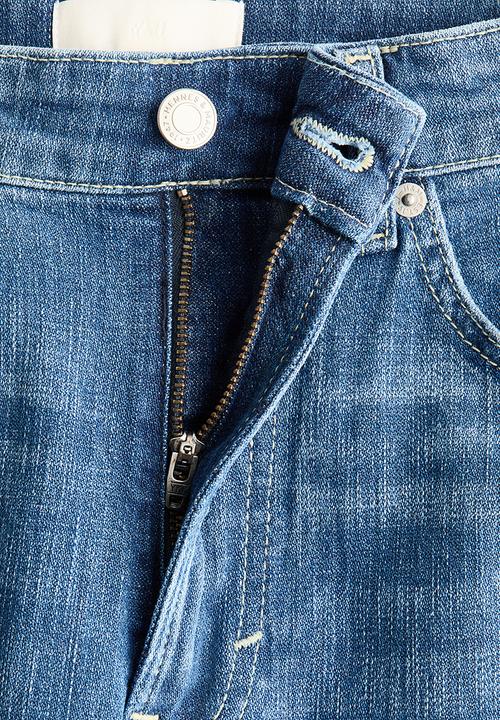 H&M - Bootcut high jeans - denim blue