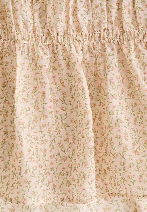 H&M - Smocked blouse - light beige