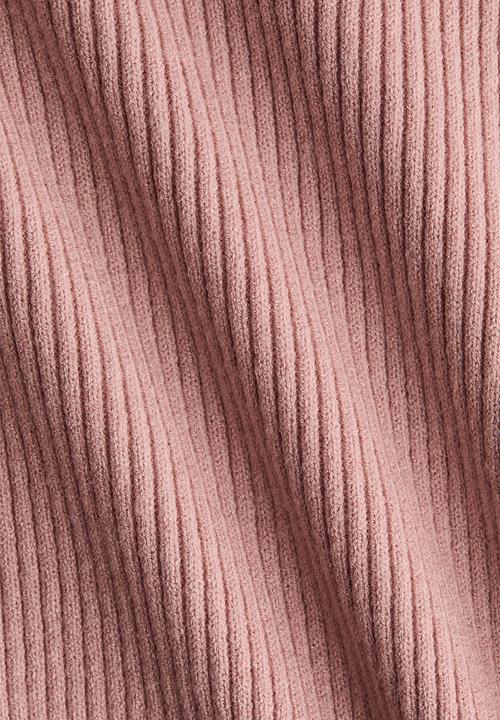 H&M - Rib-knit top - light pink