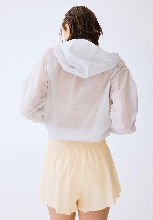 H&M - Layered sports shorts with pocket - butter yellow