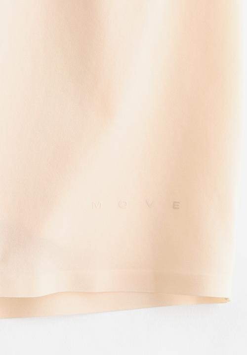 H&M - Layered sports shorts with pocket - butter yellow