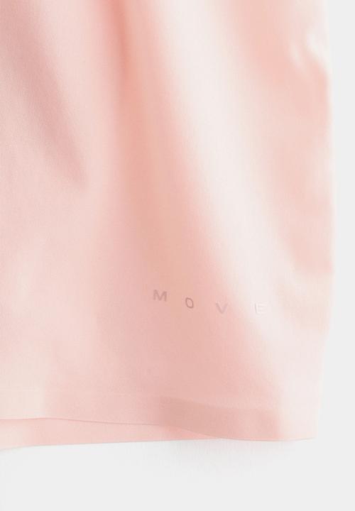 H&M - Layered sports shorts with pocket - blush