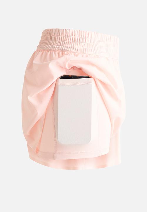 H&M - Layered sports shorts with pocket - blush
