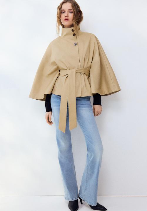 H&M - Twill cape jacket - beige