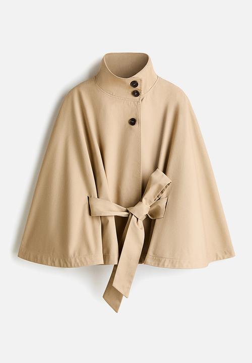 H&M - Twill cape jacket - beige