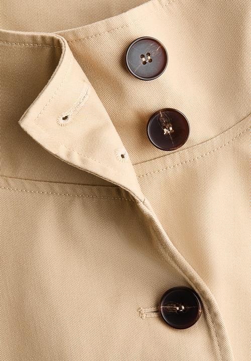 H&M - Twill cape jacket - beige