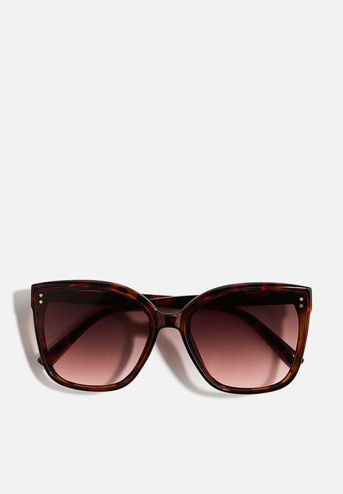 H&M - Square sunglasses - brown/tortoiseshell pattern