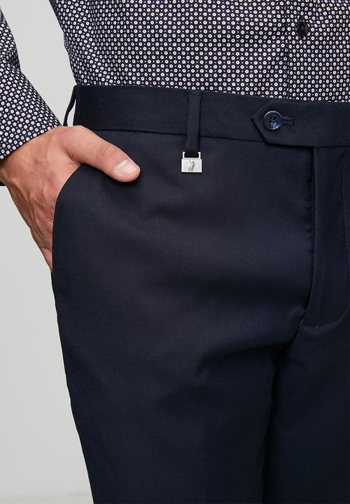 POLO - Mens slim fit trouser - navy