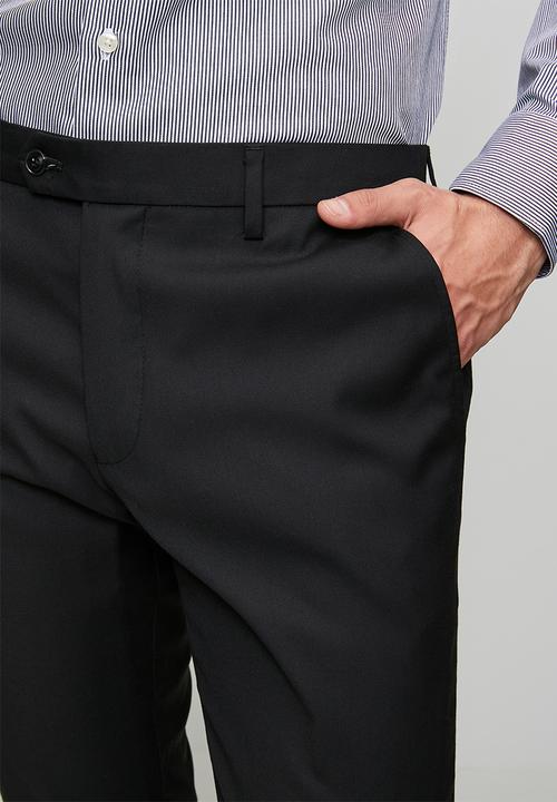 POLO - Mens slim fit trouser - black