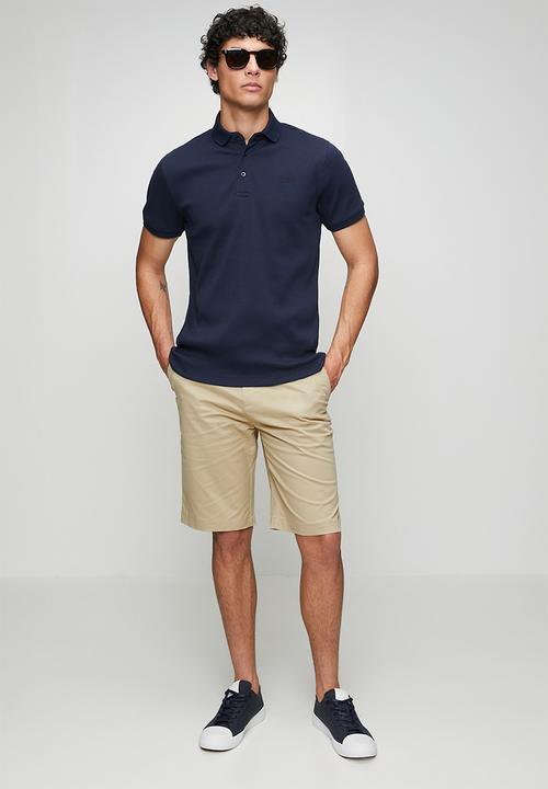 POLO - MENS ESSENTIAL COTTON CHINO SHORTS - Beige