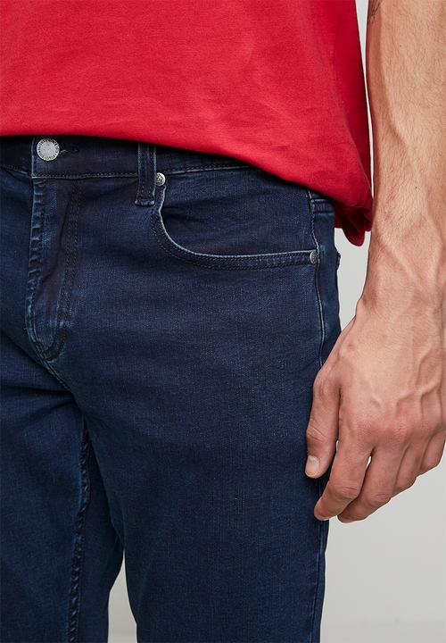 POLO - Mens peter slim leg jean - dark navy