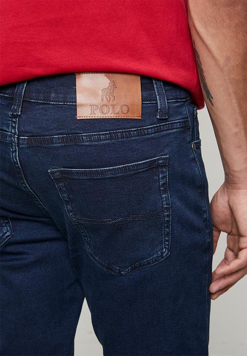 POLO - Mens peter slim leg jean - dark navy